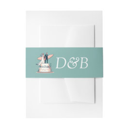 Surf Paar Bruiloft Uitnodigingen Wikkel