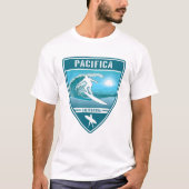 Surf Pacifica California T-shirt (Voorkant)