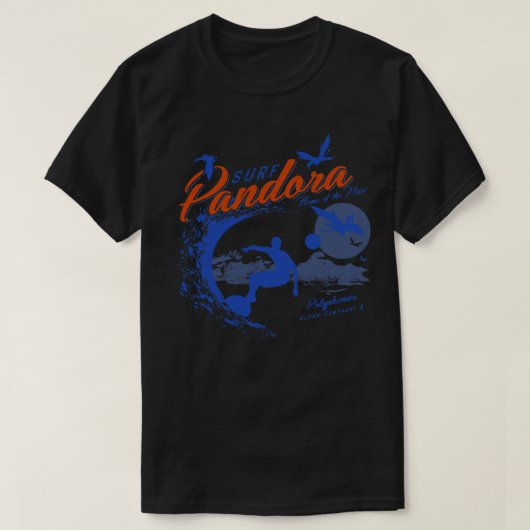 Surf Pandora T-shirt (Design voorkant)