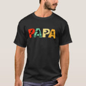 Surf Pap Shirt Grappig Papa Surfen Vader Retro (Voorkant)
