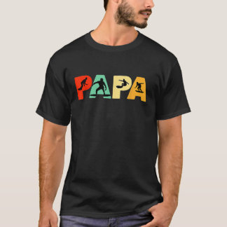Surf Pap Shirt Grappig Papa Surfen Vader Retro