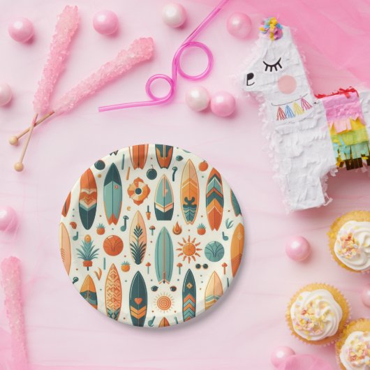Surf Papieren Bordje (Feest)