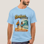 SURF PARADIJS T-SHIRT (Voorkant)
