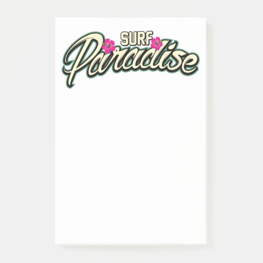 Surf Paradise Post-it® Notes (Voorkant)