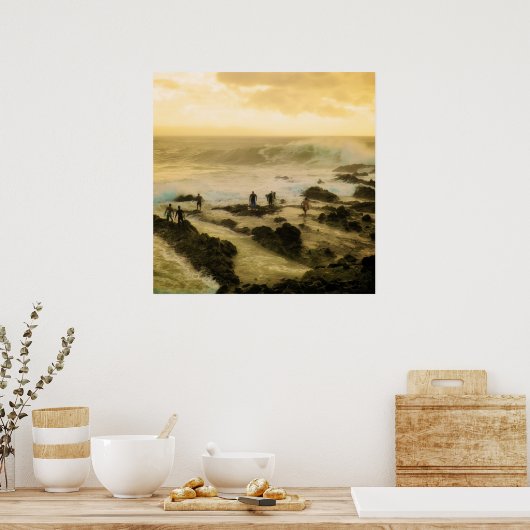 Surf Paradise Poster (Keuken)