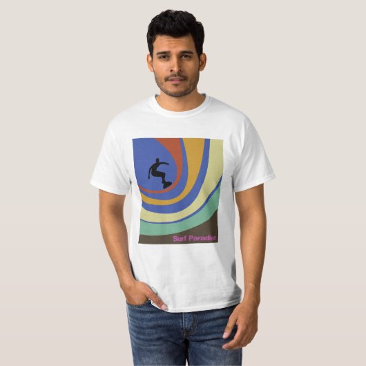 Surf Paradise T-shirt (Voorkant volledig)