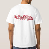 Surf Pareau Hawaiian Hibiscus Band T-shirt (Achterkant)