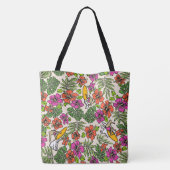 Surf Pareau Hawaiian Hibiscus Surfing Beach tas (Achterkant)