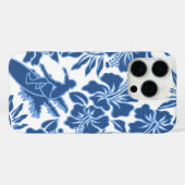Surf Pareau Hawaiian Hibiscus Surfing Blue Case-Mate iPhone Case (Achterkant (horizontaal))