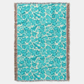 Surf Pareau Hawaiian Hibiscus Throw Blankets Deken (Voorkant Verticaal)