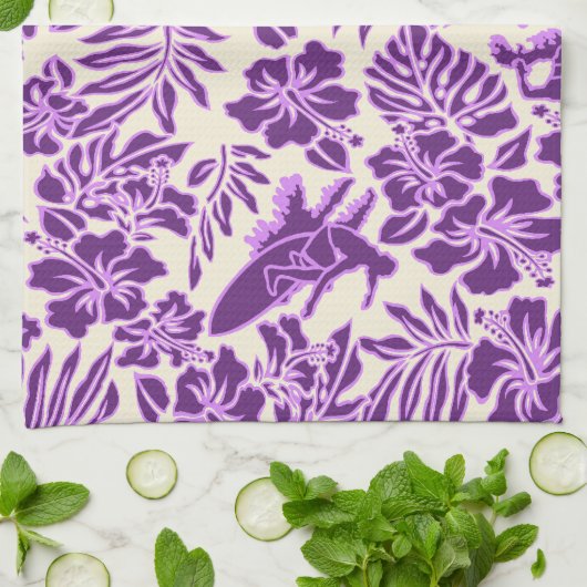 Surf Pareau Hawaiian keukenhanddoek (Gevouwen)