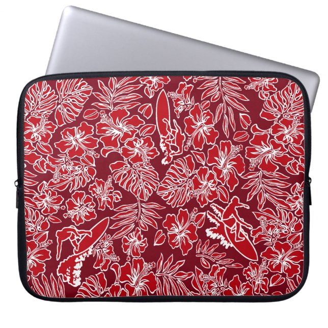 Surf Pareau Hawaiian Neopree Wetsuit Laptop Sleeve (Voorkant)