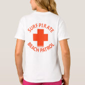 Surf Pirate Beach Patrol T-shirt (Achterkant)