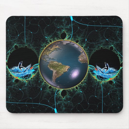 Surf Planet Mousepad Muismat (Voorkant)