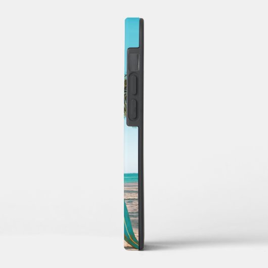 Surf planken op strandwerend kussen Case-Mate iPhone case (Achterkant / Links)