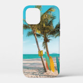 Surf planken op strandwerend kussen Case-Mate iPhone case (Achterkant)