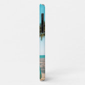 Surf planken op strandwerend kussen Case-Mate iPhone case (Achterkant/links)