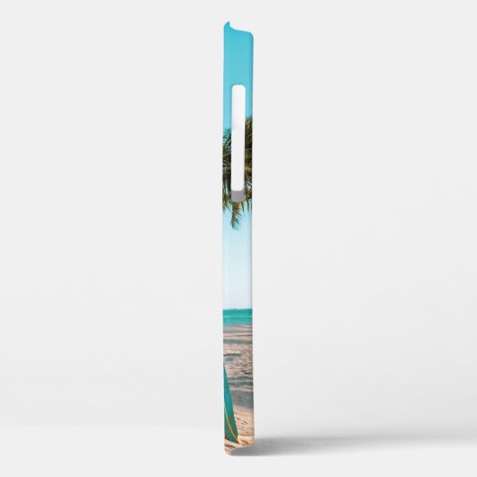 Surf planken op strandwerend kussen Case-Mate iPhone case (Achterkant / Links)