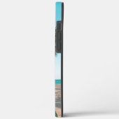 Surf planken op strandwerend kussen Case-Mate iPhone case (Achterkant / Links)