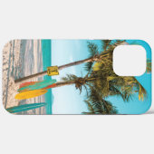 Surf planken op strandwerend kussen Case-Mate iPhone case (Achterkant (horizontaal))