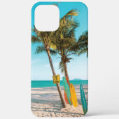 Surf planken op strandwerend kussen Case-Mate iPhone case (Achterkant)