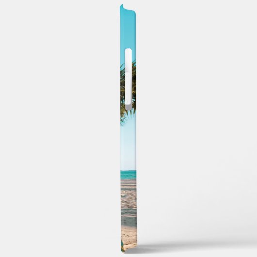 Surf planken op strandwerend kussen Case-Mate iPhone case (Achterkant / Links)