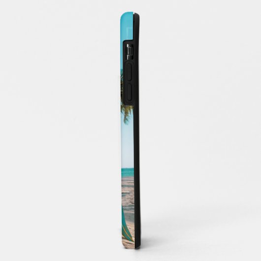 Surf planken op strandwerend kussen Case-Mate iPhone case (Achterkant/links)
