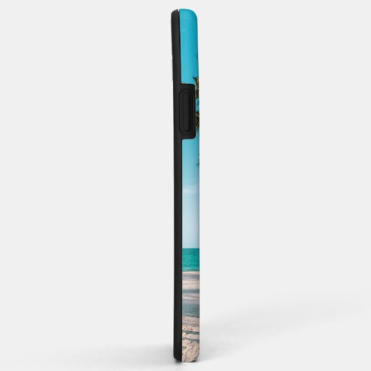 Surf planken op strandwerend kussen Case-Mate iPhone case (Achterkant/rechts)
