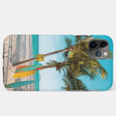 Surf planken op strandwerend kussen Case-Mate iPhone case (Achterkant (horizontaal))