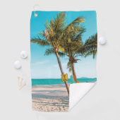 Surf planken op strandwerend kussen golfhanddoek (Insitu)