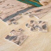 Surf planken op strandwerend kussen legpuzzel (Zijkant)