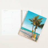 Surf planken op strandwerend kussen planner (Display)