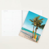 Surf planken op strandwerend kussen planner (Display)