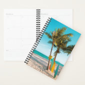 Surf planken op strandwerend kussen planner (Display)