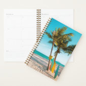 Surf planken op strandwerend kussen planner (Display)