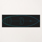 Surf-Pop-Up Trainingsmatte Yogamatte | blautürkis Yogamat