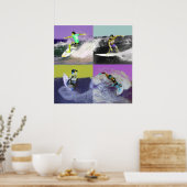 Surf Popart 2, Copyright karen j. Williams Poster (Keuken)