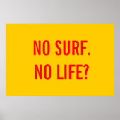 surf poster (Voorkant)