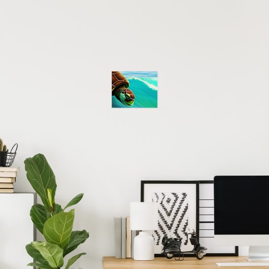 Surf Poster (Thuiskantoor)