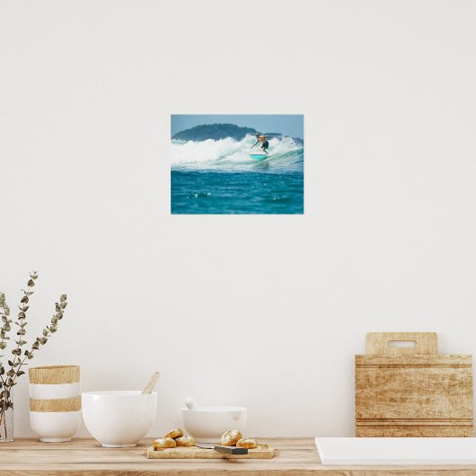 Surf Poster, Wall Art, Surfing Printable Poster (Keuken)