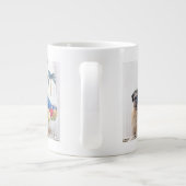 Surf Pug Grote Koffiekop (Achterkant)