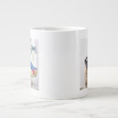 Surf Pug Grote Koffiekop (Voorkant)