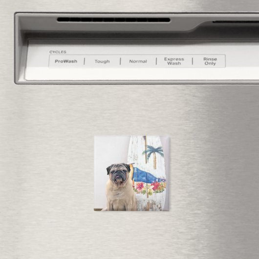 Surf Pug Magneet (Insitu (Vaatwasser))