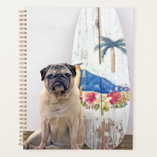 Surf Pug Planner (Voorkant)
