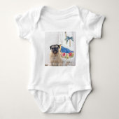 Surf Pug Romper (Voorkant)