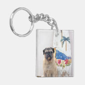 Surf Pug Sleutelhanger (Voorkant Links)