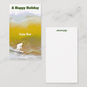 Surf Quote Holiday Greep Visitekaartje