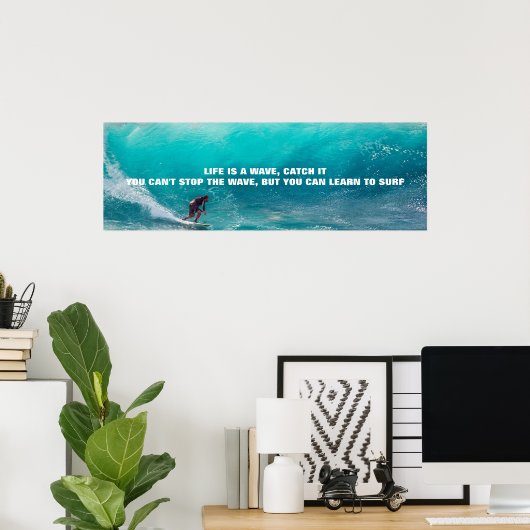 SURF QUOTE POSTER (Thuiskantoor)