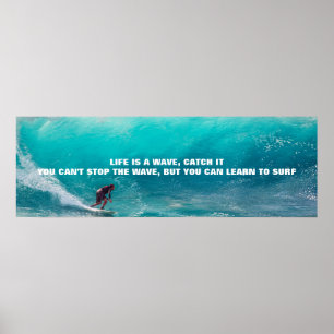 SURF QUOTE POSTER