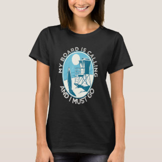 Surf Quotes Jeugd Retro Surfer Zonsondergang T-shirt